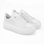 Rocio Beyaz Kadın Deri Günlük Ayakkabı