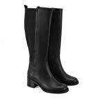Marsel Siyah Kadın Deri Çizme