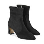 Letisia Siyah Kadın Süet Bot