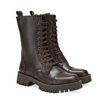 Risenna Kahve Kadın Deri Postal