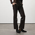 Mena Siyah Kadın Deri Bot