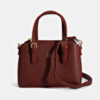 Kadın Bordo Omuz Askılı El Çantası