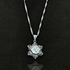 Yıldız Model Elişçiliği Telkari Gümüş Kadın Kolye