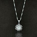 Çiçek Model Elişçiliği Telkari Gümüş Kadın Kolye