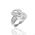 Sonsuzluk Model Elişçiliği 925 Ayar Telkari Gümüş Yüzük 201014455