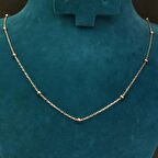 Yeni Toplu Model Rose Kaplama Kadın Gümüş Zincir