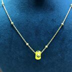 Yeni Toplu Model Nazar Boncuklu Kadın Gümüş Kolye