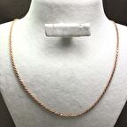 Yeni Burgu Model Kadın Gümüş Zincir