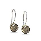 Sitrin Taşlı Otantik Kadın Gümüş Küpe