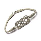 1000 Ayar Kazaziye Gümüş Bileklik (Unisex)