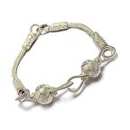 1000 Ayar Kazaziye Gümüş Bileklik (Unisex)