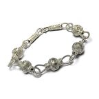 1000 Ayar Kazaziye Gümüş Bileklik (Unisex)