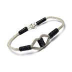 1000 Ayar Kazaziye Gümüş Bileklik (Unisex)