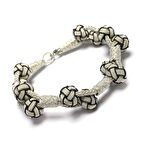 1000 Ayar Kazaziye Gümüş Bileklik (Unisex)