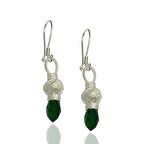 1000 Ayar Kazaziye Kadın Gümüş Küpe