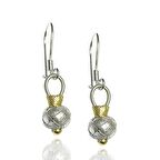 1000 Ayar Kazaziye Kadın Gümüş Küpe