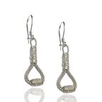 1000 Ayar Kazaziye Kadın Gümüş Küpe