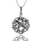 1000 Ayar Kazaziye Kadın Gümüş Kolye