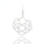 1000 Ayar Kazaziye Kadın Gümüş Kolye