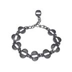 Delikli Model Oksitli Telkari Kadın Gümüş Bileklik