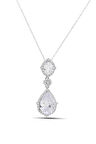 Zirkon Taşlı 925 Ayar Gümüş Kadın Kolye 201021888
