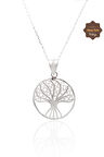 Hayat Ağacı Model 925 Ayar Gümüş Telkari Kolye 201023422