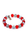 Kırmızı Toz Kehribar Bay-Kadın Bileklik 201023549