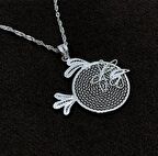 Balık Model Gümüş Kadın Telkari Kolye