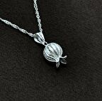 Tomurcuk Model Gümüş Kadın Telkari Kolye