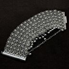 Kişniş Model Midyat Telkari El İşçiliği Gümüş Kadın Bileklik