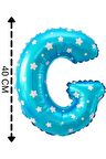 Folyo Balon G Harfi Helyum Balon 40 Cm