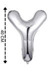 Folyo Balon Y Harfi Helyum Balon 40 Cm