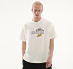 102055795-R Reebok 5M Funny Tee Erkek T-Shirt Beyaz