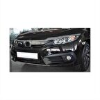 CIVIC FC5 2016-2020 IÇIN UYUMLU ÖN TAMPON ALT NIKELAJI TEKLI