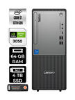 Lenovo ThinkCentre Neo 50T G5 i7 13700 64GB 4TB SSD RTX3050/6GB FDOS Masaüstü Bilgisayar &PER4 USB