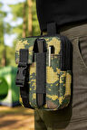 Newish Polo Taktik Bel ve Kemer Çantası-NP850 Kamuflaj Yeşil