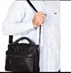 NEWİSH POLO HAKİKİ DERİ POSTACI EL OMUZ ÇANTASI BÜYÜK YAN