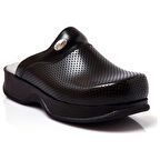 Ortopedik Terlik Doktor Hemşire Hastane Aşçı Terliği Siyah