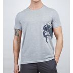 600611 Alpinist Camp Erkek T-Shirt Gri Melanj M