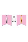 Çift Taraflı Harf Banner Gold/Gümüş Pembe İ