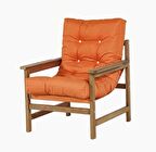 Mahya Tekli Ahşap Bahçe Balkon Koltuğu