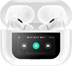 TT Castu A9 Pro ANC Kavuçuklu Kulak içi Akıllı Ekranlı Bluetooth Kablosuz Kulaklık