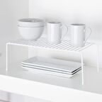 TEL ORGANİZER DOLAP DEPOLAMA RAFI 4'LÜ SET 22X40CM BEYAZ