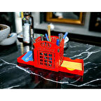 Telefon Kulübesi Temalı Kalemlik Kırmızı