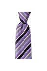 Lila çizgili 8 cm genişliğinde kravat