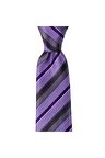 Lila çizgili 8 cm genişliğinde kravat