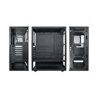 Asus Vento Vg10F 550W 80+ Rgb 4X Fan Siyah Temperli Cam Mid Tower Atx Gaming Kasa