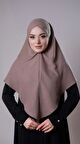Vizon Pratik Hazır Geçmeli Tesettür Eşarp Pamuk Caz Kumaş Tek Katlı Çapraz Hijab 2305_10