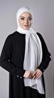 Krem Pratik Hazır Geçmeli Şal Şifon Kumaş Hijab Bone 3009_40