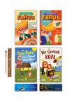 Timaş Çocuk Bir Günlük Kral - Bay Tekir ve Onun Tuhaf Kuralları - Faruk Serisi Set 4 Kitap